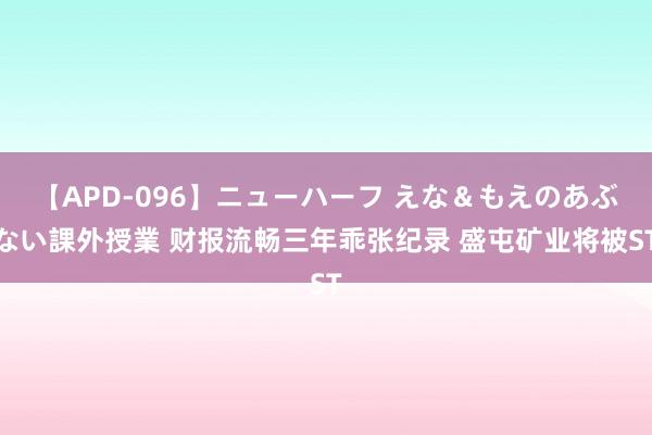【APD-096】ニューハーフ えな＆もえのあぶない課外授業 财报流畅三年乖张纪录 盛屯矿业将被ST